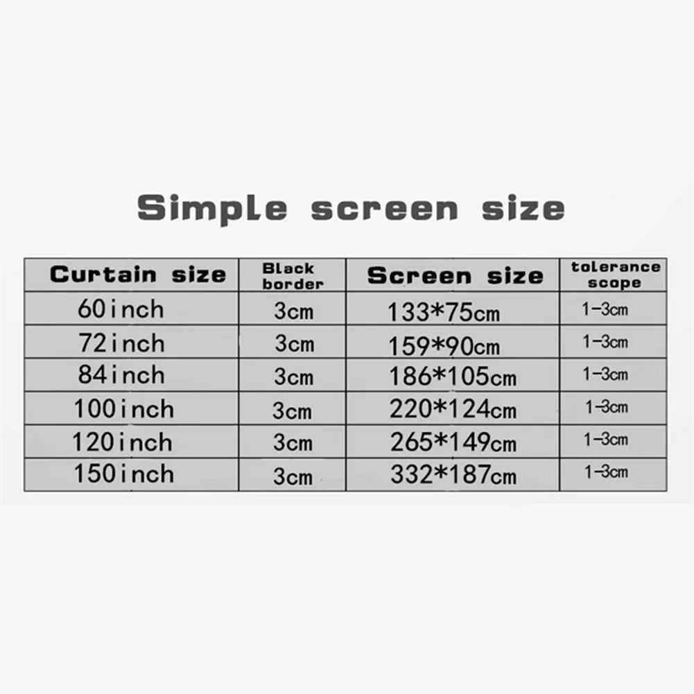 Projection Screen for Home Outdoor