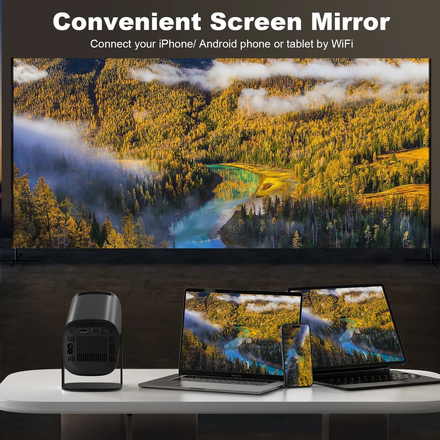 P30 Smart Mini Projector