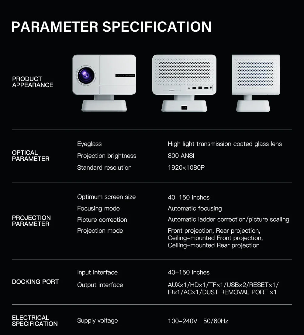 P50 Global Smart Projector